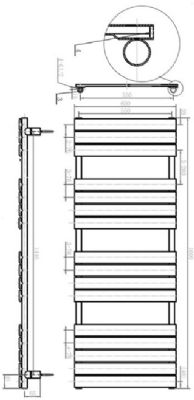TAILORED QUEENSTOWN GLOSS WHITE DESIGNER TOWEL WARMER H1600mm x W600mm, 2087 (TB) TAILORED QUEENSTOWN GLOSS WHITE DESIGNER TOWEL WARMER H1600mm x W600mm, 2087 (TB)