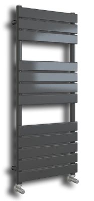 TAILORED QUEENSTOWN ANTHRACITE DESIGNER TOWEL WARMER H1200mm x W450mm, 2091 (TB)
