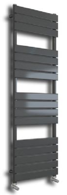 TAILORED QUEENSTOWN ANTHRACITE DESIGNER TOWEL WARMER H1600mm x W450mm, 2092 (TB)
