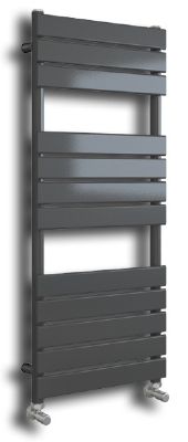 TAILORED QUEENSTOWN ANTHRACITE DESIGNER TOWEL WARMER H1200mm x W600mm, 2095 (TB)