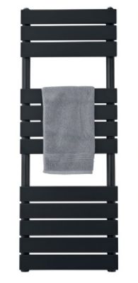 TAILORED QUEENSTOWN MATT BLACK DESIGNER TOWEL WARMER H1200mm x W450mm, 2133 (TB) TAILORED QUEENSTOWN MATT BLACK DESIGNER TOWEL WARMER H1200mm x W450mm, 2133 (TB)