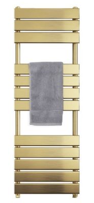 TAILORED QUEENSTOWN BRUSHED BRASS DESIGNER TOWEL WARMER H1200mm x W450mm, 2169 (TB) TAILORED QUEENSTOWN BRUSHED BRASS DESIGNER TOWEL WARMER H1200mm x W450mm, 2169 (TB)