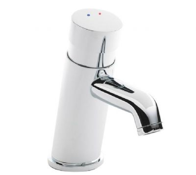 NUIE WATER SAVING CHROME NON CONCUSSIVE MONO BASIN MIXER TAP, TWS009