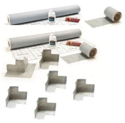 IMPEY WATERGUARD 5sq.m FLOOR + 10sq.m WALL WETROOM WATERPROOFING SELF ADHESIVE WALL & FLOOR TANKING KIT, WG15WF (DX)