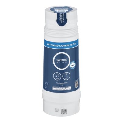 GROHE BOILING WATER TAP REPLACEMENT ACTIVATED CARBON FILTER for BLUE TAPS, 40547001/569.29.990 GROHE BOILING WATER TAP REPLACEMENT ACTIVATED CARBON FILTER for BLUE TAPS, 40547001/569.29.990