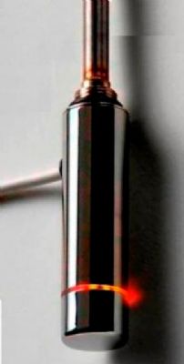 ULTRAHEAT DIMHEAD CHROME ILLUMINATED THERMOSTATIC 400W HEATING ELEMENT, AES400C