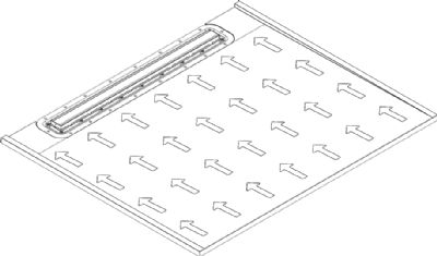 IMPEY AQUA-DEC LINEAR 1 WETROOM FLOOR FORMER 1200mm x 800mm for TILED FLOORS, AD1L1280 IMPEY AQUA-DEC LINEAR 1 WETROOM FLOOR FORMER 1200mm x 800mm for TILED FLOORS, AD1L1280