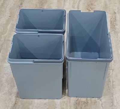 CARRON PHOENIX LINEA 332/CUBE 50 WASTE SORTER BIN 'BUCKETS' 1 x 14L & 2 x 8L (set of 3 buckets only) **SPECIAL OFFER**