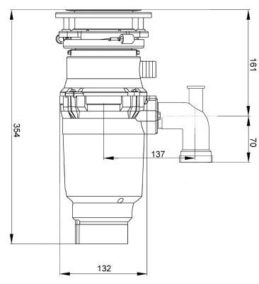 CARRON PHOENIX CARRONADE ELITE CE-50 1/2 HP CONTINUOUS-FEED WASTE DISPOSAL, 134.0473.240 CARRON PHOENIX CARRONADE ELITE CE-50 1/2 HP CONTINUOUS-FEED WASTE DISPOSAL, 134.0473.240