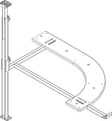 HAFELE CORNER PULL OUT STEEL FRAME L/H, 549.42.991