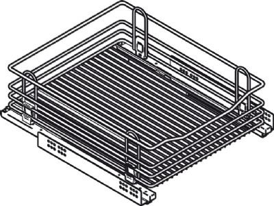 HAFELE 500mm CHROME LINEAR WIRE PULL OUT STORAGE BASKET with FRONT FIX OPTION AVAILABLE, 540.23.204 HAFELE 500mm CHROME LINEAR WIRE PULL OUT STORAGE BASKET with FRONT FIX OPTION AVAILABLE, 540.23.204