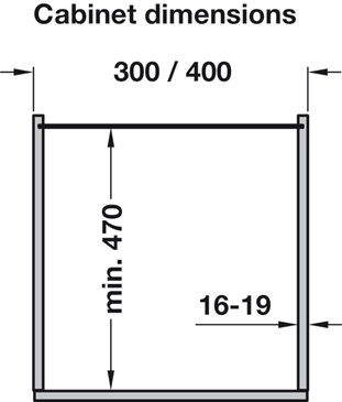 HAFELE 400mm VAUTH-SAGEL VS TALL LARDER PREMEA GREY PULL OUT LARDER UNIT with SOLID BASE WIRE BASKETS (height 1900-2140 mm), 547.49.525 HAFELE 400mm VAUTH-SAGEL VS TALL LARDER PREMEA GREY PULL OUT LARDER UNIT with SOLID BASE WIRE BASKETS (height 1900-2140 mm), 547.49.525