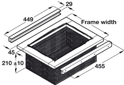 HAFELE 500mm WICKER BASKET SET with SOLID BEECH FRAME & RUNNERS, 540.55.016 HAFELE 500mm WICKER BASKET SET with SOLID BEECH FRAME & RUNNERS, 540.55.016