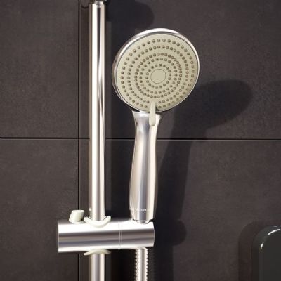 AQUALISA E2 GREY & STAINLESS STEEL 8.5KW ELECTRIC SHOWER with 3 MODE HANDSET, E2G85 AQUALISA E2 GREY & STAINLESS STEEL 8.5KW ELECTRIC SHOWER with 3 MODE HANDSET, E2G85