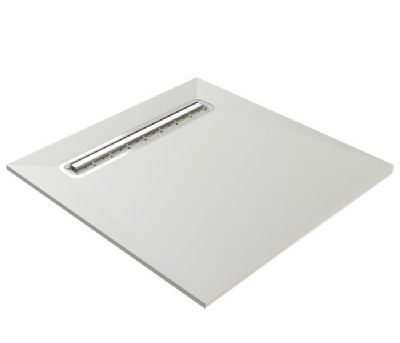 IMPEY AQUA-DEC LINEAR 4 WETROOM FLOOR FORMER 1000mm x 1000mm for TILED FLOORS, AD4L1010