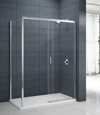 Merlyn MBOX Chrome 1000 Low Level Access Sliding Door R/H (Optional Side Panel), MBSLA1000R Merlyn MBOX Chrome 1000 Low Level Access Sliding Door R/H (Optional Side Panel), MBSLA1000R