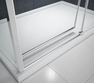 Merlyn MBOX Chrome 1200 Low Level Access Sliding Door L/H (Optional Side Panel), MBSLA1200L Merlyn MBOX Chrome 1200 Low Level Access Sliding Door L/H (Optional Side Panel), MBSLA1200L