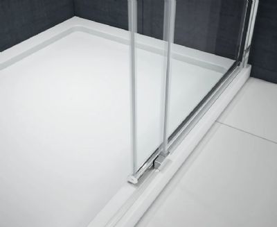 Merlyn MBOX Chrome 1200 Low Level Access Sliding Door L/H (Optional Side Panel), MBSLA1200L Merlyn MBOX Chrome 1200 Low Level Access Sliding Door L/H (Optional Side Panel), MBSLA1200L