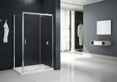 Merlyn MBOX Chrome 1600 Sliding Door (Optional Side/Inline Panel), MBS1600 Merlyn MBOX Chrome 1600 Sliding Door (Optional Side/Inline Panel), MBS1600