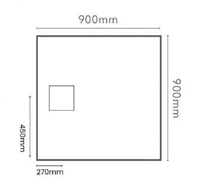 MERLYN TRUESTONE BLACK SLATE EFFECT 900mm x 900mm x 30mm SQUARE SHOWER TRAY, T90RTB **SPECIAL OFFER** MERLYN TRUESTONE BLACK SLATE EFFECT 900mm x 900mm x 30mm SQUARE SHOWER TRAY, T90RTB **SPECIAL OFFER**