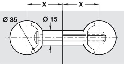 HAFELE 150mm (bag of 50) WORKTOP CONNECTING BOLTS, 262.96.222 HAFELE 150mm (bag of 50) WORKTOP CONNECTING BOLTS, 262.96.222