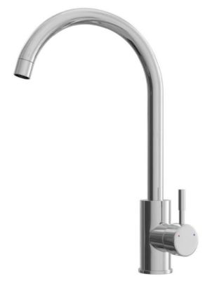 ELLSI TIVOLI CHROME MONO SINGLE LEVER SIDE ACTION KITCHEN SINK MIXER TAP with SWIVEL SPOUT, PDT-000057 (WRAS approved)