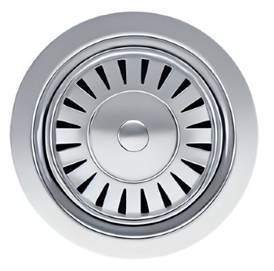 ELLSI CHROME FINISH STAINLESS STEEL 90mm BASKET STRAINER WASTE with 40mm ROUND & RECTANGULAR OVERFLOW OPTIONS, PDT-000065 ELLSI CHROME FINISH STAINLESS STEEL 90mm BASKET STRAINER WASTE with 40mm ROUND & RECTANGULAR OVERFLOW OPTIONS, PDT-000065