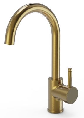 ELLSI SOLE BRUSHED GOLD FINISH 3 IN 1 INSTANT HOT WATER KITCHEN TAP with BOILER & FILTER, PDT-000235-215-52 (EL) *SPECIAL OFFER*