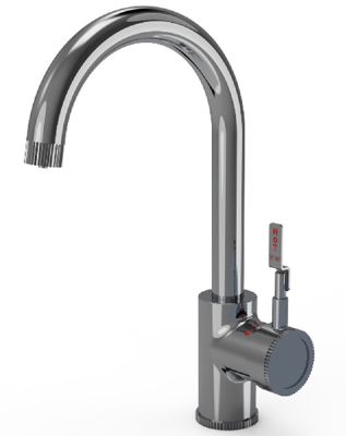 ELLSI FIRM/INDUSTRIAL CHROME FINISH 3 IN 1 INSTANT HOT WATER KITCHEN TAP with BOILER & FILTER, PDT-000240-215-52 (EL) *SPECIAL OFFER*