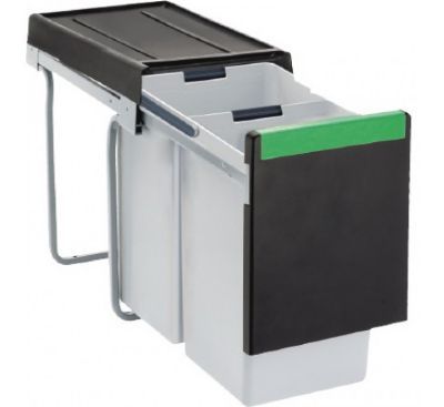 CARRON PHOENIX LINEA 230 WASTE SORTER BIN 2 x 15L, 134.0204.599