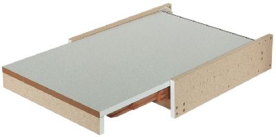 HAFELE 600mm STAINLESS STEEL EFFECT RAPID SELF-SUPPORTING PULL-OUT TABLE, 505.58.002 HAFELE 600mm STAINLESS STEEL EFFECT RAPID SELF-SUPPORTING PULL-OUT TABLE, 505.58.002