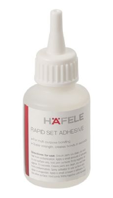 HAFELE ADHESIVE ACCELERATOR SET includes: 200ml AEROSOL & 50g GLUE BOTTLE, 003.04.016 HAFELE ADHESIVE ACCELERATOR SET includes: 200ml AEROSOL & 50g GLUE BOTTLE, 003.04.016