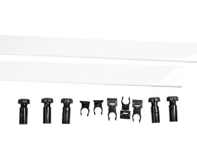 CORAM PANEL RISER PACK for SQUARE, RECTANGLE (up to 1700mm) & PENTANGLE SHOWER TRAYS, RK179WHI