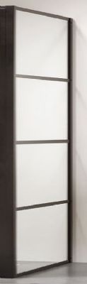 IMPEY SOHO BLACK WETROOM SCREEN 800mm SIDE PANEL, AH24SP02-80