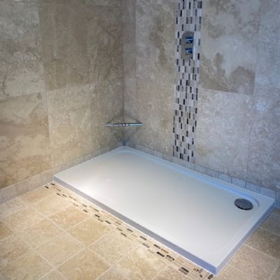 CORAM FLAT TOP WHITE STONE RESIN 1000mm x 800mm x 50mm RECTANGULAR SHOWER TRAY, YA108WHI CORAM FLAT TOP WHITE STONE RESIN 1000mm x 800mm x 50mm RECTANGULAR SHOWER TRAY, YA108WHI
