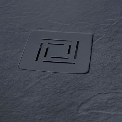 MERLYN TRUESTONE BLACK SLATE EFFECT 900mm x 900mm x 30mm SQUARE SHOWER TRAY, T90RTB **SPECIAL OFFER** MERLYN TRUESTONE BLACK SLATE EFFECT 900mm x 900mm x 30mm SQUARE SHOWER TRAY, T90RTB **SPECIAL OFFER**