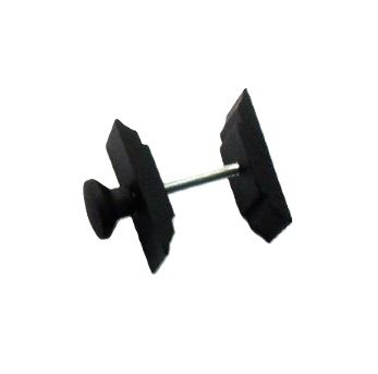 ULTRAHEAT TROJAN MATT BLACK CONTEMPORARY TOWEL HANGER BUTTON, TRTHB ULTRAHEAT TROJAN MATT BLACK CONTEMPORARY TOWEL HANGER BUTTON, TRTHB