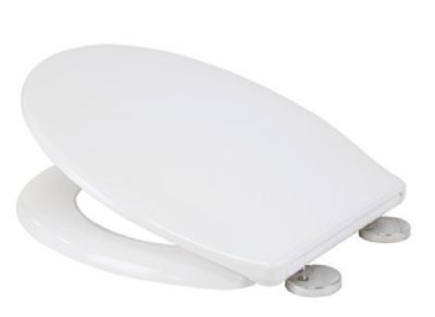 CROYDEX CONSTANCE FLEXI FIX WHITE SOFT CLOSE TOP FIX TOILET SEAT, WL601722H *SPECIAL OFFER*