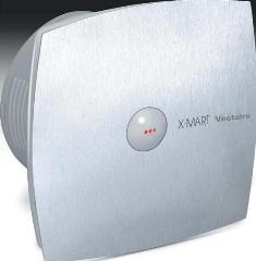 VECTAIRE X-MART STAINLESS STEEL AUTOMATIC 10cm BATHROOM/KITCHEN DELUXE AXIAL SLIMLINE EXTRACTOR FAN, XM10ASS